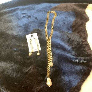 2pc set necklace and earrings